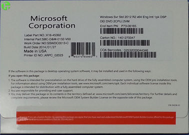Microsoft Windows Server OEM Win Server 2008 r2 OEM Server 2016 Activation Warranty