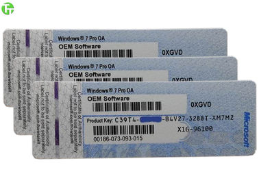 Windows 7 Professional COA Sticker Windows 7 Pro Product Key For Office 2010