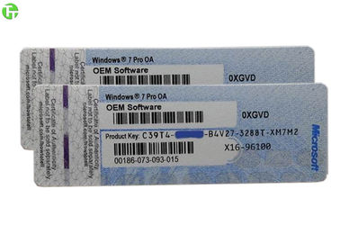 Microsoft Product Key Windows 7 Professional Sticker / Windows 7 Ultimate OEM Key