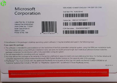 Microsoft Windows 10 Pro French 64bit Genuine OEM Version Key