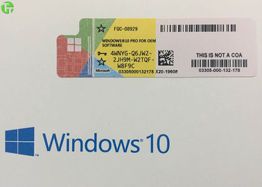 Windows 10 Pro OEM Product Key And COA License Sticker 32bit / 64 Bit For PC Laptop Tablet