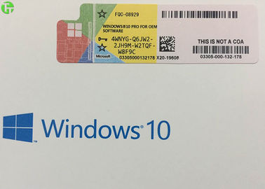 Windows 10 Pro OEM Product Key And COA License Sticker 32bit / 64 Bit For PC Laptop Tablet