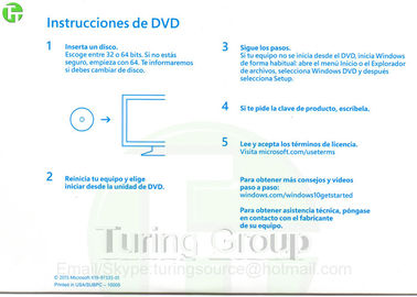 Spanish Language Microsoft Windows Software Win 10 Pro OEM 64 Bit Spanish Version