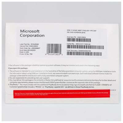 OEM License Type Windows 11 Operating System With 24/7 Online Technical Customer Support