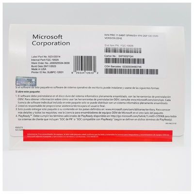 Windows 11 Pro OEM 64-Bit System License For PC Builders & Enterprises