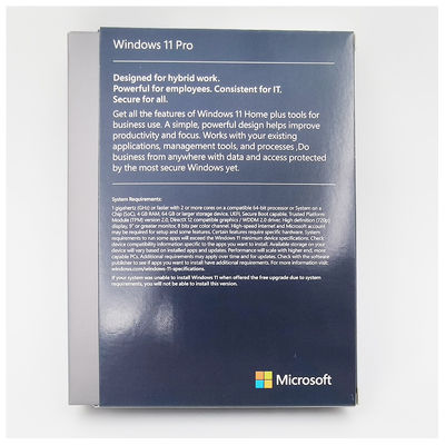 Windows 11 Pro Retail License for Ultimate Performance X86 64 Processor Type English/French/English/Italian/Polish/Japanese