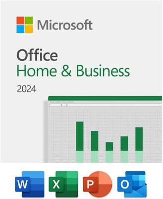 Microsoft Office Home & Business 2024: 一回購入の終身ライセンス,Windows 10/11とMacOSに互換性