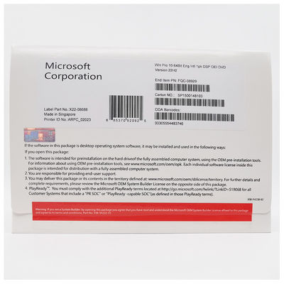 Microsoft Windows 10 プロ OEM ライセンスのキー グローバル デジタル ダウンロード