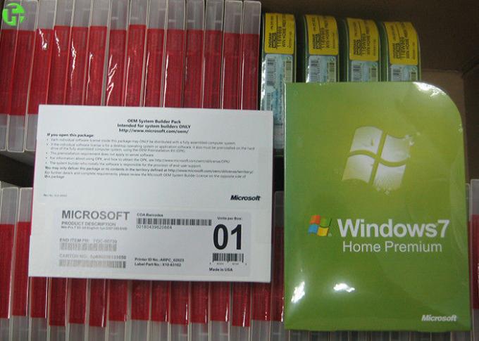 活発化のキーのマイクロソフト・ウインドウズ 7 ソフトウェア完全な版は、7 最終的な小売り箱に勝ちます