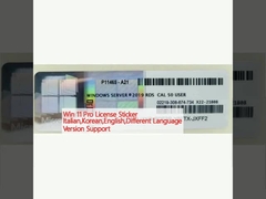 Win 11 Pro ライセンスステッカー イタリア語,韓国語,英語,異なる言語バージョンのサポート
