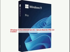 Windows 11 Pro OEM 64 ビット OS - セキュア・ブート&TPM 2.0 有効