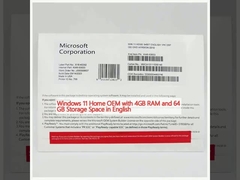 Windows 11 Home OEM 4GB RAM と 64 GB ストレージスペース