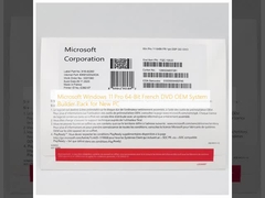 Microsoft Windows 11 Pro 64 ビット フランス語 DVD OEM システムビルダー パック