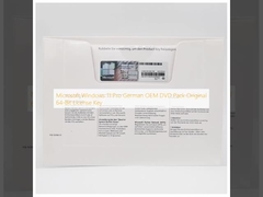 Microsoft Windows 11 Pro ドイツ OEM DVD パック オリジナル 64 ビット ライセンス キー