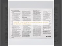 Windows 11 Pro OEM DVD (ドイツ語) 真のMicrosoft 64ビットシステムビルダーライセンス